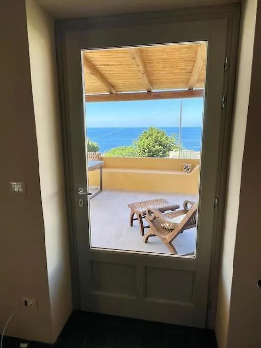 La Casuzza - Garden And Terrace Sea View Villa Malfa  Italy